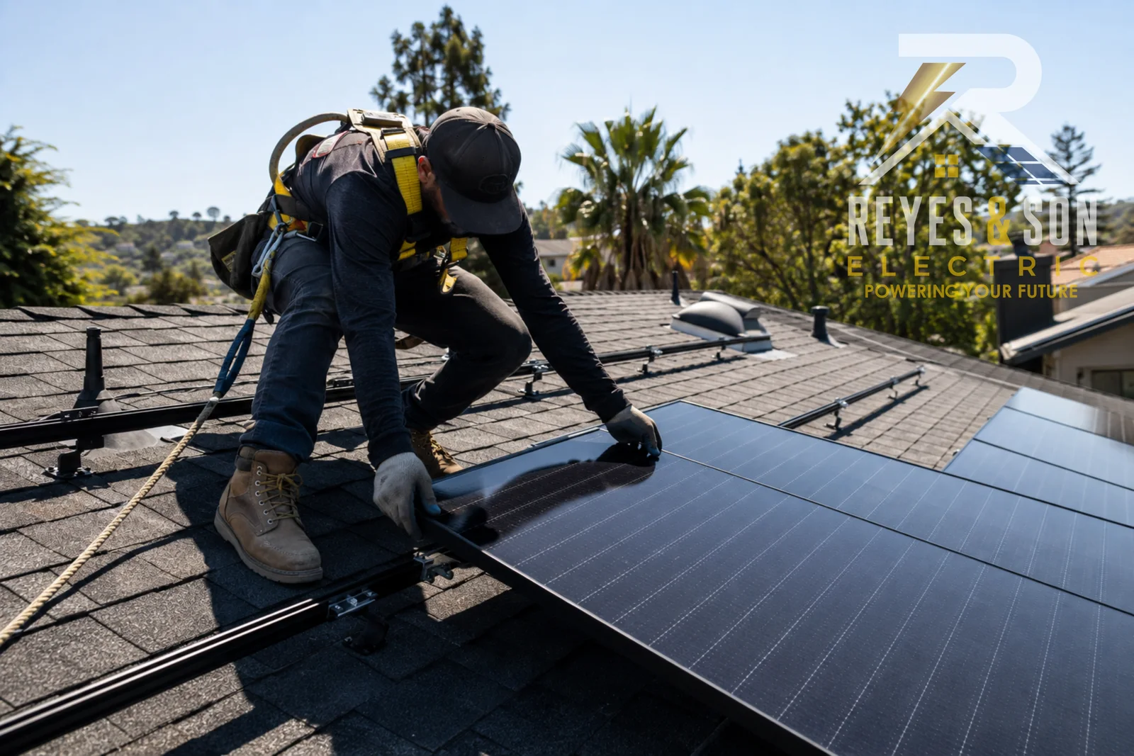 Custom Solar Installation NEM 3.0 - Reyes and Son Electric LLC