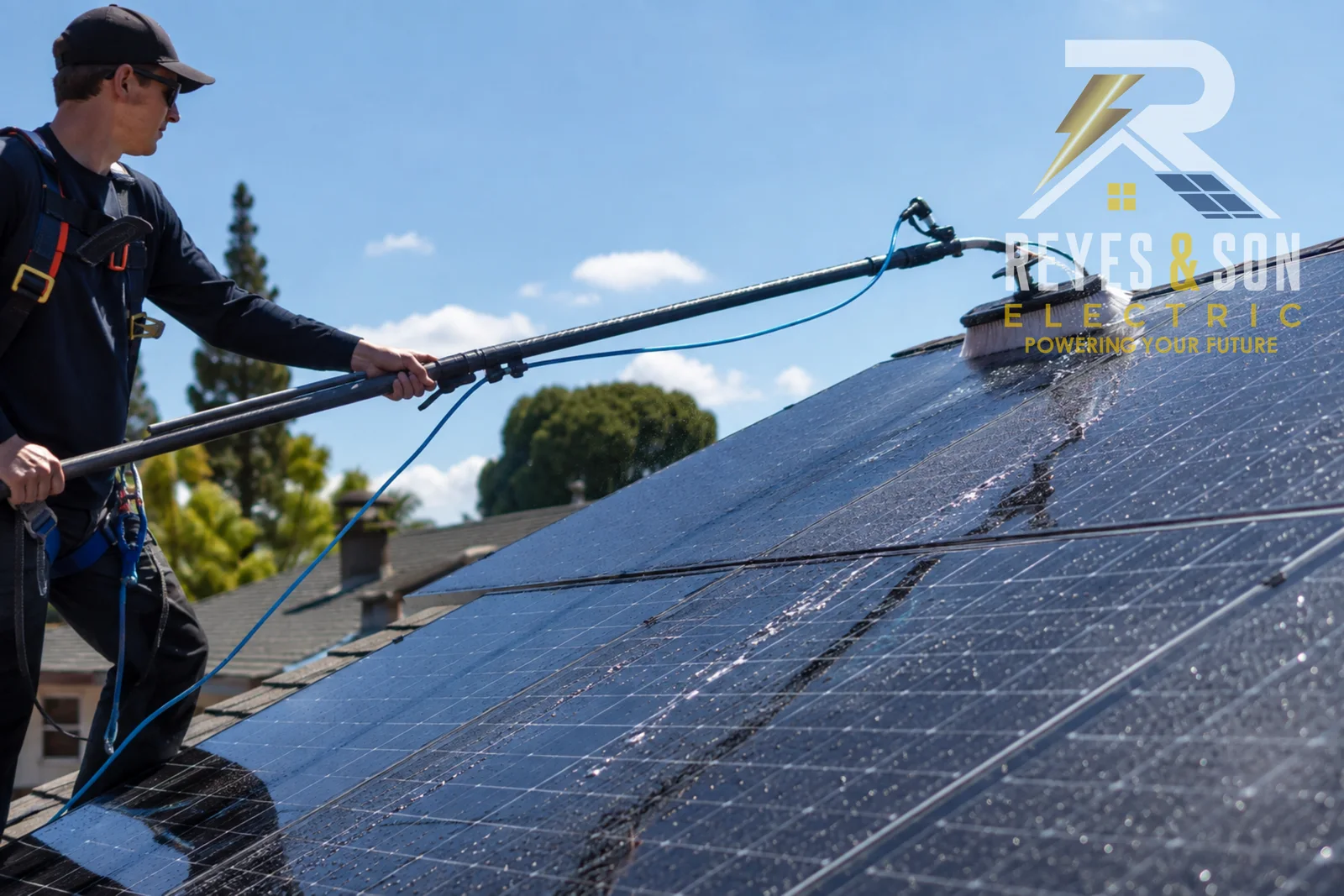 Solar Panel Cleaning and Preventive Maintenance - Reyes and Son Electric LLC